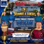 SMPN 8 Raih Prestasi, Harumkan Nama Kota Sungai Penuh Tingkat Provinsi